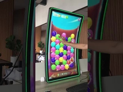 مانیتور لمسی LCD در فضای باز 32 ̊C نوع LED Halo Curved Display روشنایی بالا