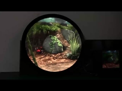 صفحه نمایش LCD AIO با صفحه لمسی گرد