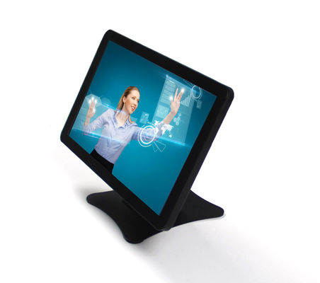 15.6" Capacitive Multi-touch Screen Industrial Monitor 16:9 1080P For PC Terminal Koisk