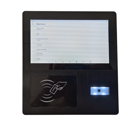 صفحه 7 اینچی PC NFC RFID کارت خوان کد QR اسکنر 2D پانل صنعتی نصب شده صفحه لمس PC pcap