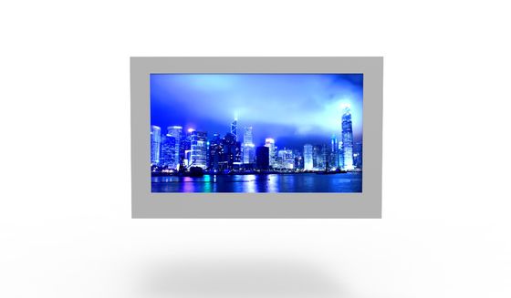 مانیتور صفحه لمسی LCD در فضای باز درجه صنعتی 86 ′′ صفحه نمایش نصب شده روی دیوار روشنایی بالا با اتصال نوری