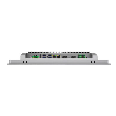 24" Industrial HMI Panel PC for Factory Automation Rugged Touchscreen Computer with IP65 Protection & Multi-Protocol Industrial I/O fanless all-in-one